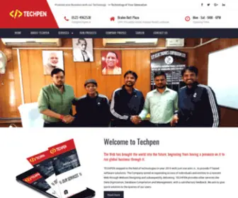 Techpen.in(Techpen Software Solution (OPC) Pvt) Screenshot