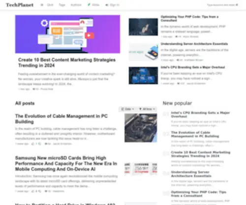 Techplanet.today(Tech Articles and News) Screenshot