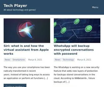 Techplayer.xyz(All about technology and games) Screenshot