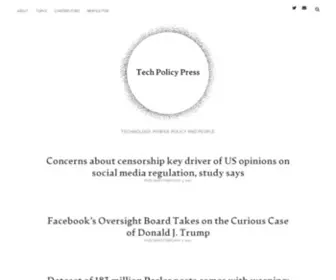 Techpolicy.press(Tech Policy Press) Screenshot