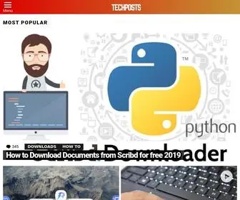 Techposts.org(Popular HowTo Tech Guides and Reviews) Screenshot