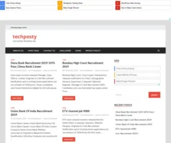 Techposty.com(Blogging) Screenshot