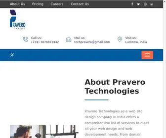 Techpravero.com(Pravero Technologies) Screenshot