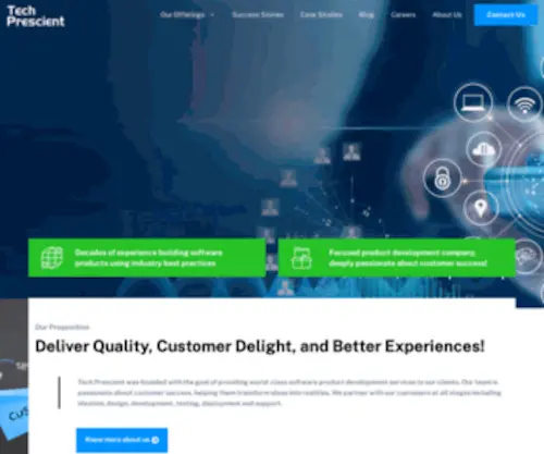 Techprescient.com('MVP' as a service) Screenshot