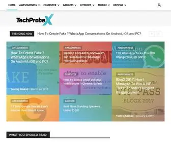 Techprobex.com(Dream Tech) Screenshot