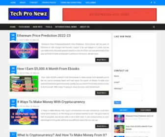 Techpronewz.com(Tech Pro Newz) Screenshot