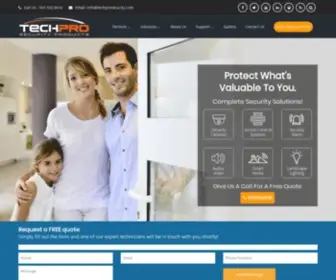 Techprosecurity.com(Expert Licensed Surveillance & Security Camera Installation Company) Screenshot