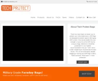 Techprotectbag.com(Tech Protect Faraday Cages & EMP Bags) Screenshot