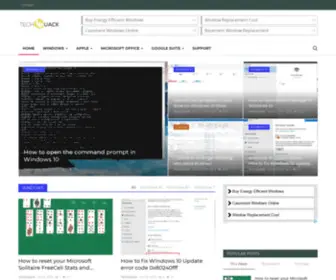 Techquack.com(The home of Windows) Screenshot