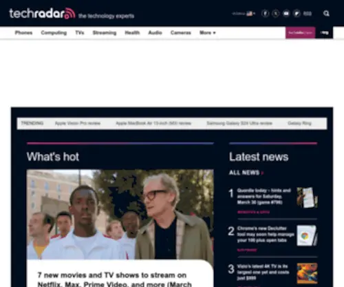Techradar.com(De bron voor tech) Screenshot