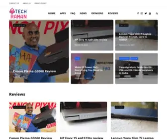 Techraman.com(Tech Raman) Screenshot