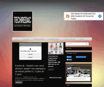 Techredac.info(Site d'information sur les NTIC à travers le monde. Toute l'actu high) Screenshot