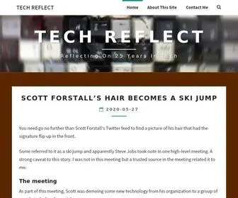 Techreflect.net(Reflecting on 25 years in tech) Screenshot