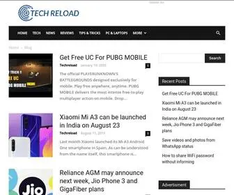 Techreload.in(News, Tech, Games) Screenshot