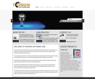 Techrion.com(Techrion) Screenshot