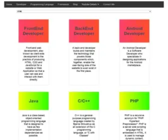 Techroadmap.in(Programming language roadmap) Screenshot