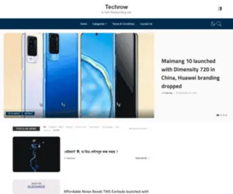 Techrow.xyz(Home) Screenshot