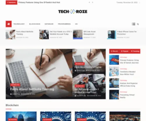 Techroze.com(Techroze) Screenshot