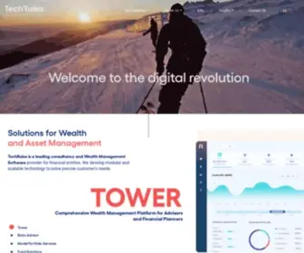 Techrules.com(Wealth Management Solutions) Screenshot