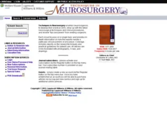 Techs-Neurosurgery.com(Techs Neurosurgery) Screenshot