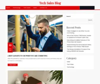 Techsalesblog.com(Tech Sales Blog) Screenshot