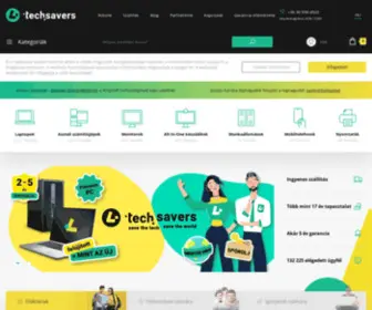 Techsavers.hu(TECHSAVERS) Screenshot