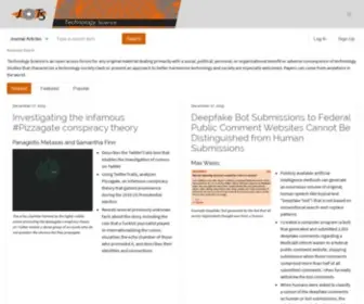 Techscience.org(Technology Science) Screenshot