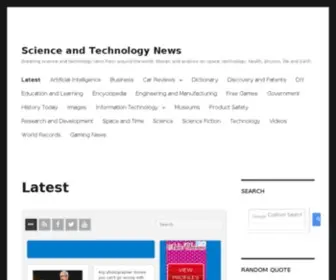 Techsciencenews.com(Read articles on new technology) Screenshot