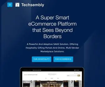 Techsembly.com(E-commerce Solution for Luxury Hotels) Screenshot