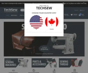 Techsew.com(Techsew Sewing Machines) Screenshot