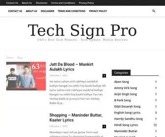 Techsignpro.com(USA's Best Tech Website) Screenshot