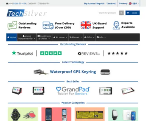 Techsilver.co.uk(Techsilver) Screenshot