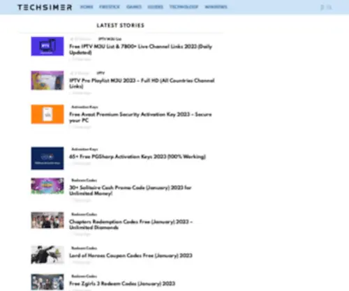 Techsimer.com(Social Media) Screenshot