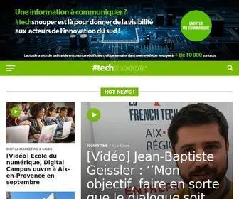 Techsnooper.io(L'actu des entreprises et organismes #tech du sud) Screenshot