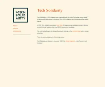 Techsolidarity.org(Techsolidarity) Screenshot