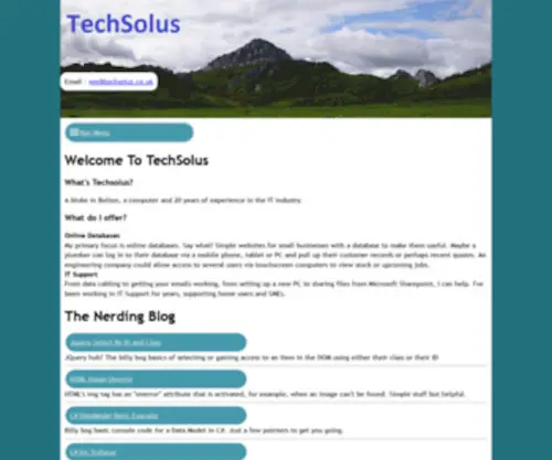 Techsolus.co.uk(Techsolus) Screenshot