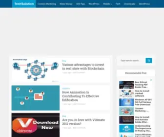 Techsolutiontips.com(Technology Professional Tips & Tech Geeks) Screenshot