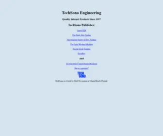 Techsono.com(TechSono Engineering) Screenshot