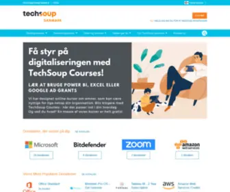 Techsoup.dk(TechSoup Danmark) Screenshot