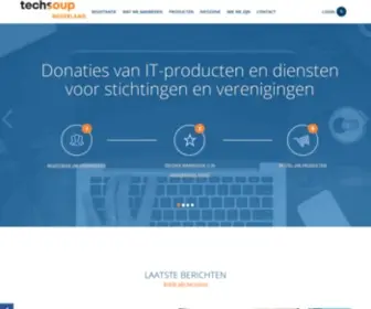 Techsoup.nl(TechSoup Nederland) Screenshot