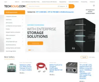 Techsouq.com(Dubai UAE Electronic Products Servers Telecom IT Solutions) Screenshot