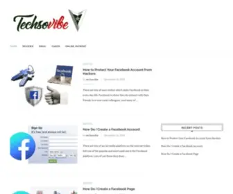 Techsovibe.com(Leading Tech Trends) Screenshot
