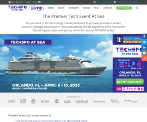 Techspoatsea.com(Techspo at sea 2025) Screenshot
