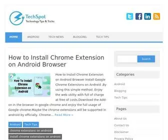 Techspot.tech(Technology Tips&Tricks) Screenshot