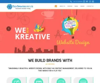 Techsprinters.com(Web Development & Designing) Screenshot