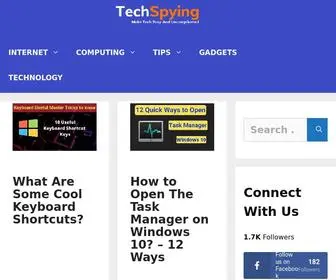 Techspying.com(This website) Screenshot