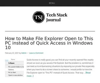 Techstackjournal.com(Tech Stack Journal) Screenshot