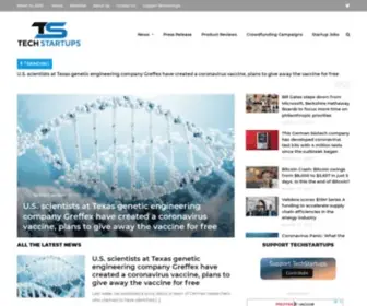 Techstartups.com(Tech news) Screenshot