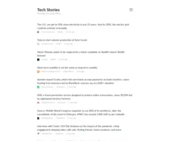 Techstories.org(Tech Stories) Screenshot