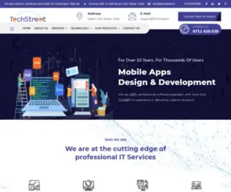 Techstreet.in(Web & Mobile Application Development Company Noida) Screenshot